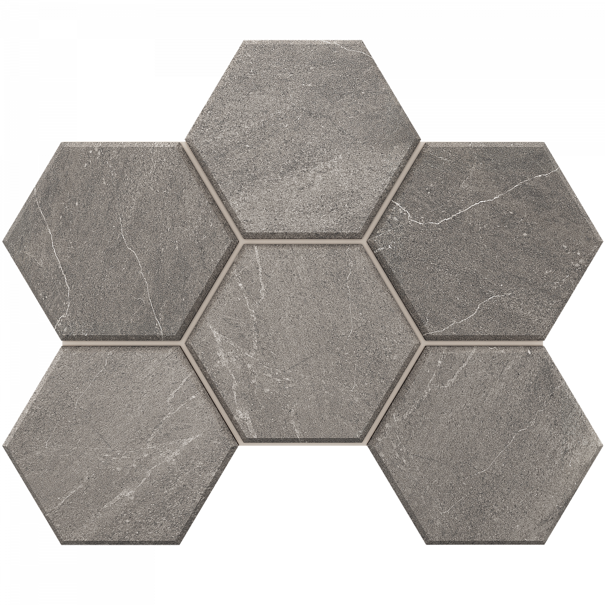 Мозаика GB02 Hexagon 25x28,5 непол.